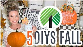 5 DIY DOLLAR TREE FALL DECOR CRAFTS  I Love Fall ep 12 Olivia's Romantic Home DIY