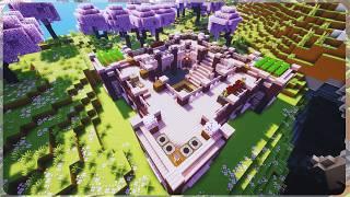 Minecraft: How To Build a Cherry Blossom Survival Base