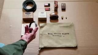 Original WW2 Jeep Spare Parts Kit for Willys MB / Ford GPW