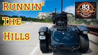 Running the Black Hills of South Dakota on my Harley-Davidson Road Glide 3