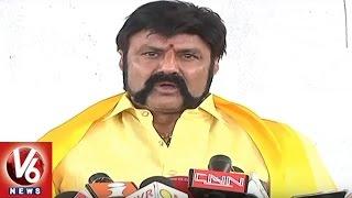 Hindupuram MLA Balakrishna Press Meet Before AP Assembly Session | V6 News