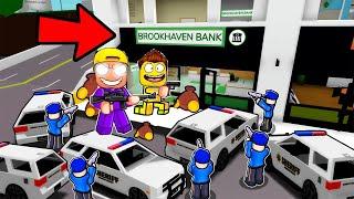 Odi RAUBT eine BANK aus in Roblox Brookhaven RP