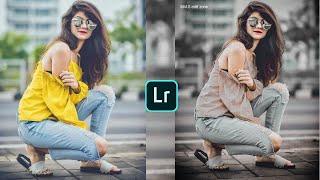 Lightroom photo editing || black and white color correction ||PRESET download free ||