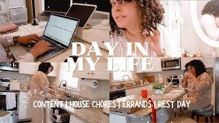  DITL | content | house chores | errands | rest day