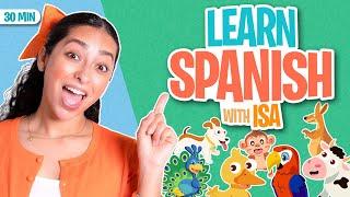 Aprende Peque con Isa- Aprende Los Animales en Español - Learn the Animals in Spanish