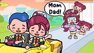 Mom and Dad Left Me With Twins Sister ‍️ Sad Story | Toca Life World | Toca Boca