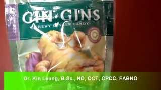 Review Gin Gins Chewy Ginger Candy All natural Gluten free The Ginger People original vegan fat free