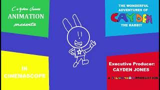 Cayden Jones Animation's CINEMASCOPE Cayden the Rabbit Cartoons Intro template