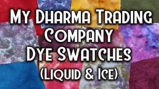 My Dharma Trading Company Liquid and Ice Dyed Swatches