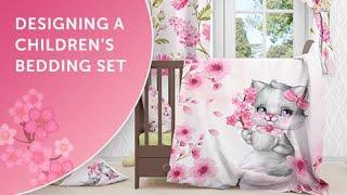 Designing a children's bedding set