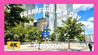 Frankfurt in a Day | Old Town | Romerberg Square | Germany | ASMR | 4K | 