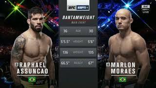 RAPHAEL ASSUNCAO VS  MARLON MORAES