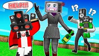 TV WOMAN is DRUNK?! ALL EPISODES of BABY Mikey & JJ and BAD FAMILY in Minecraft! - Maizen