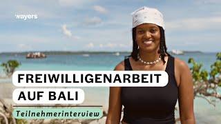 Teilnehmerinterview I Mona auf Bali I Projekt: Freiwilligenarbeit Meeresschildkröten