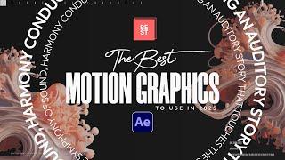 10 Best After Effects Motion Graphics To Use In 2025