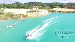 A lagoa azul que fica entre as duas cidades, Belford Roxo e Duque de Caxias