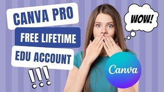 How To Get Canva Pro For FREE 2022 (Free premium canva account for education Step by Step Tutorial )