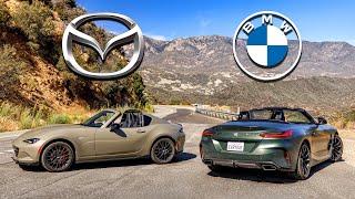 Mazda MX5 RF ND3 vs BMW Z4 M40i Manual - Rare Breeds! | Everyday Driver