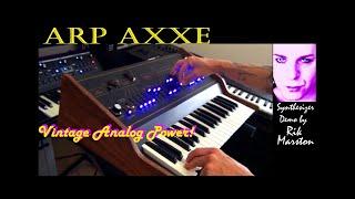 ARP AXXE Vintage Analog Power! Classic Keyboard Synthesizer Rik Marston