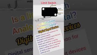 Is a limit switch Analog or Digital?#limitswitch #sensor #automation #automatic