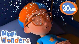 Sleep | Blippi Wonders Fun Cartoons | Moonbug Kids Cartoon Adventure