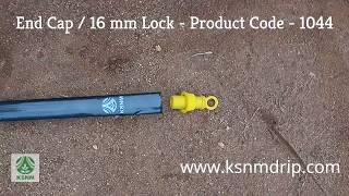 KSNM Drip - End Cap / 16 mm Lock - Product Code: 1044