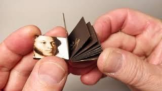 Micro mini book A. Pushkin from series "Poets of Russia"