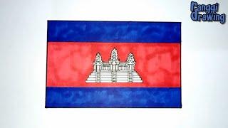 How to Draw The Flag of Cambodia