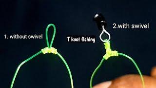 T knot fishing || Best knot for Bottom Fishing || fishing knot