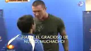 Randy Orton goes of an Mexican Reporter