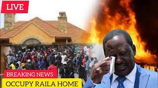 RAILA ON FIRE , SEE WHAT IS HAPPENING