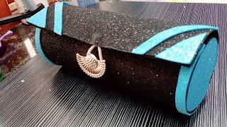 How to make Pencil Pouch | glitter foam sheet | DIY |JEFF'S CRAFT