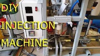 DIY Plastic injection molding machine test