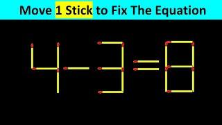 Matchstick Puzzle - Fix The Equation #matchstickpuzzle #simplylogical