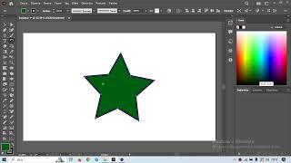 Adobe Illustrator Yıldızdaki Değişimler ve Dönüşümler