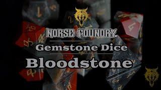 Norse Foundry Bloodstone Dice Set