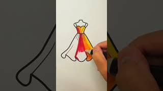 ️ Unwind with ASMR: Elegant Dress Coloring 