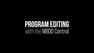 Mitsubishi EDM: Program Editing on M800 Control