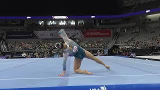 Leanne Wong  - Floor Exercise  - 2024 Xfinity U.S. Championships  - Senior Women Session 2 Day 1