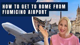 How to get from Fiumicino airport into Rome - Don't visit before you watch this!