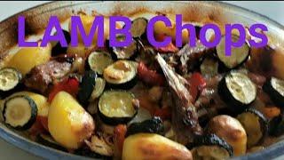 Baked Lamb Chops With Vegetables
