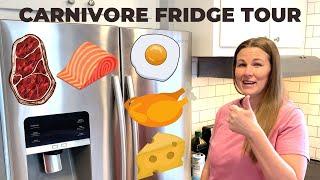 Carnivore Diet Plan Refrigerator Tour | Keto Diet Refrigerator Tour