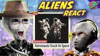  Aliens React To Astronauts Stranded in Space (Space-Pod EP5) Animation