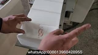 Non-woven napkin machine  with single color printing