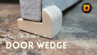 How to Make Wooden Wedge Doorstop | Wooden Doorstopper | JURO Workshop