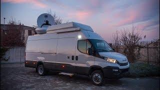 6 HD Cameras DSNG OB Van with drive-away antenna