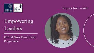 Empowering leaders through the Bank Governance Programme | Lebohang Boshoff