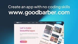 Create your mobile app with GoodBarber