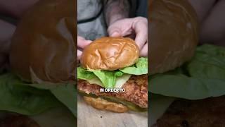 Eating Someones Food Order | Popeyes Signature Sandwich