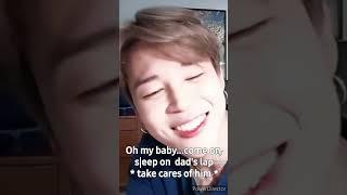 BTS Reaction:- when they are n€€dy  but your baby is s|eeping with you cause they had a n¡ghtmare